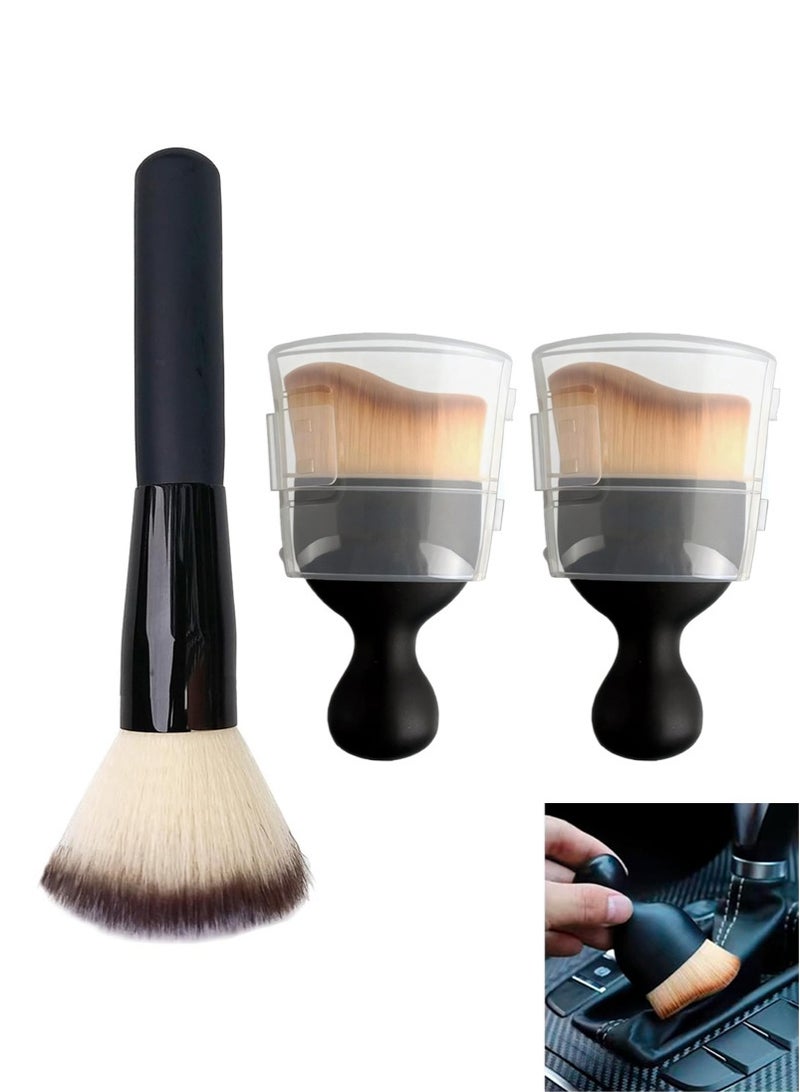 3 Pack Microfiber Duster, Small Dust Brushes, Feather Duster, Soft Fibers, Efficient Dust Removal, Cleaning Tool Perfect for Computers, Keyboards, Car Interior, Photo Frames, Digital Devices - Image 1